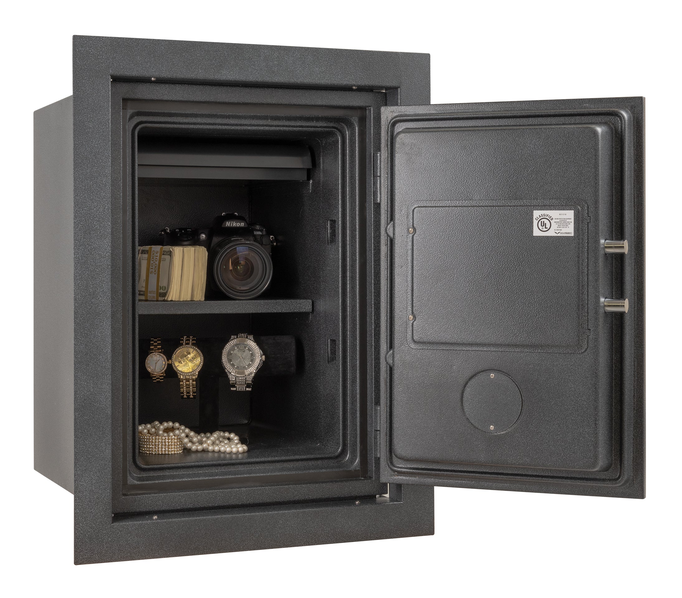 WFS-149E5LP Fire Rated In-Wall Safe